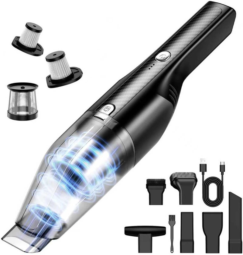 Antaha Handheld Vacuum Cordless -Car Vacuum Portable Cordless Cleaner with 11000Pa Powerful Suction,1.2lbs Lightweight, Type-C Charge, Multiple Accessories, Portable Hand Vacuum for Home, Pet and Car - Image 1